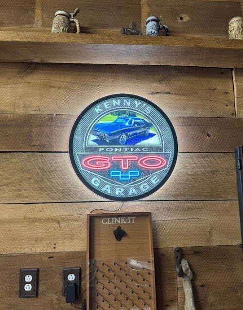 GTO Photo Custom LED Sign 23 in