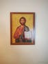 Jesus Christ icon Lifegiver, Handmade Greek Orthodox icon of our Lord, Byzantine art wall hanging on wood plaque, religious icon home decor