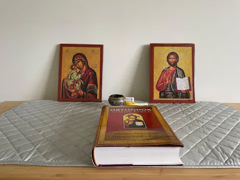 Virgin Mary icon Panagia Glykophilousa, Handmade Greek Orthodox Icon, Mother of God Byzantine art, Theotokos wall hanging wood plaque