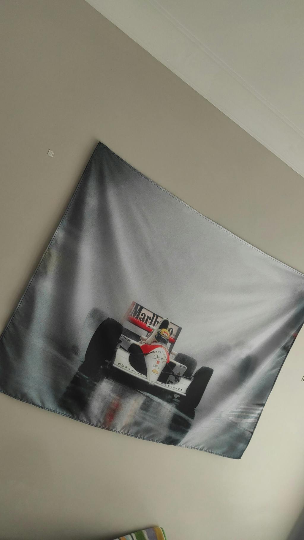 Ayrton Senna Monaco Gp Formula 1 Araba Dekorasyonu F1 Duvar Örtüsü Thelucidlab 