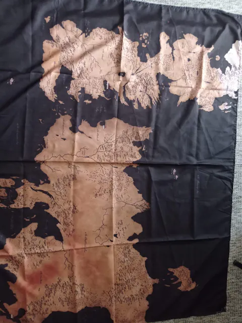 Game Of Thrones Map Duvar Örtüsü