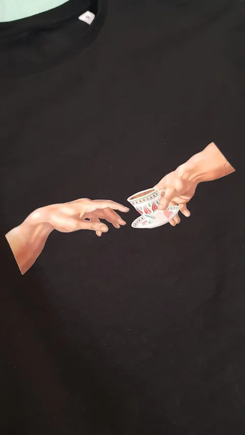 The Creation of Turkish Coffee Oversize Tişört