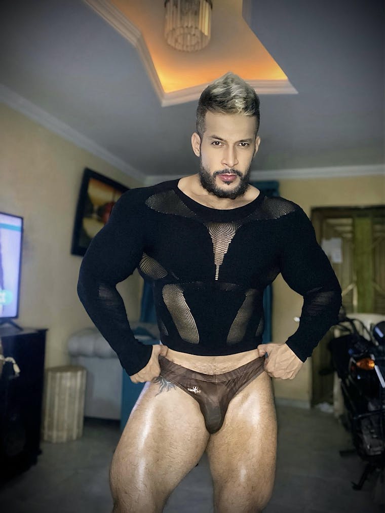 air(lace) Top LongSleeve /Black