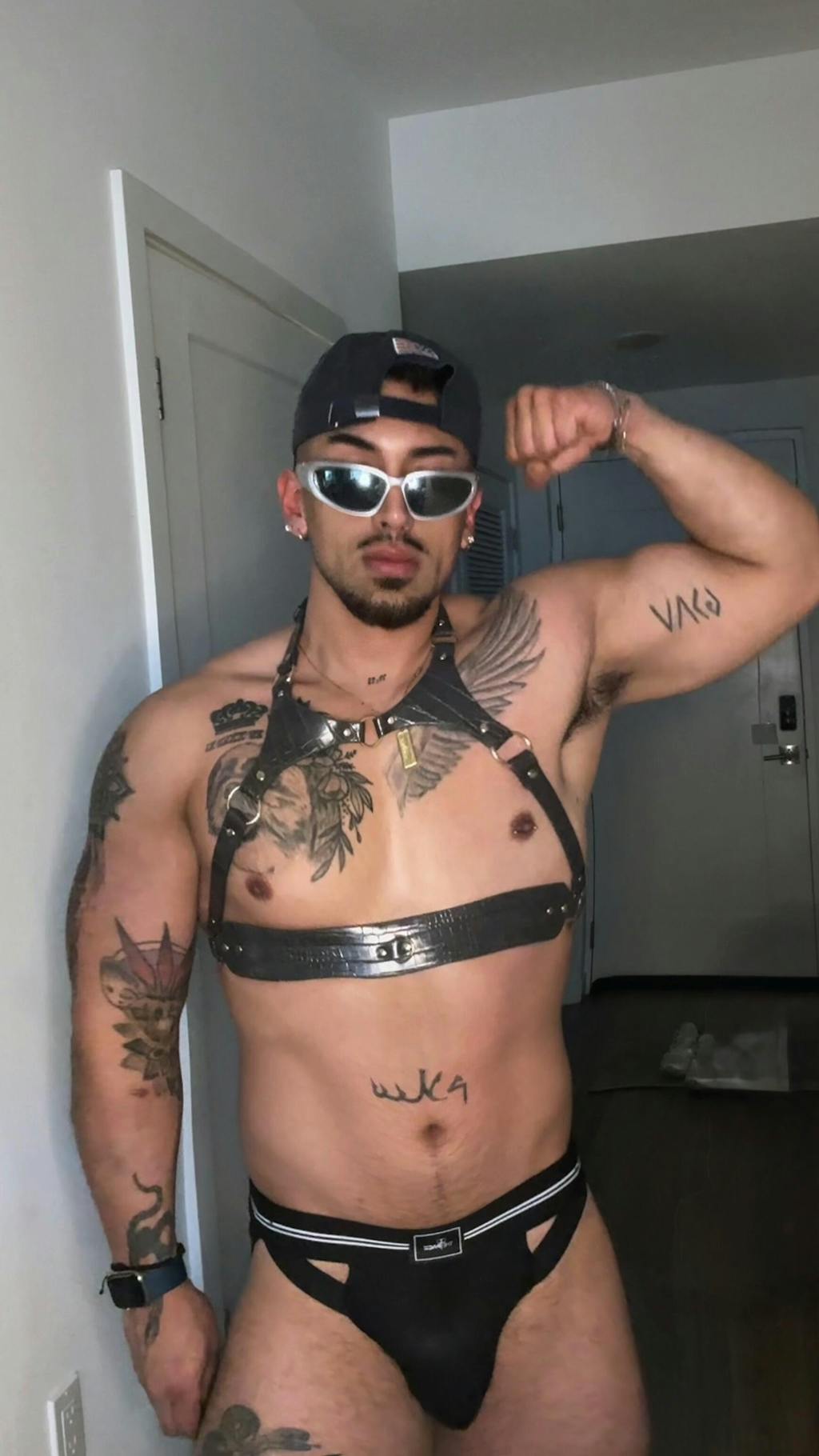 PLEASURE Chest Harness vᴸᵀᴴᴿ /Taupe