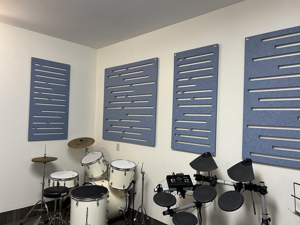 4x4 Acoustic Wall Panel - Slats