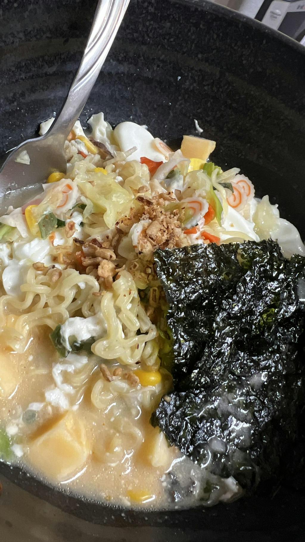 Dried Ramen toppings Classic Seafood and Vegetables Mix