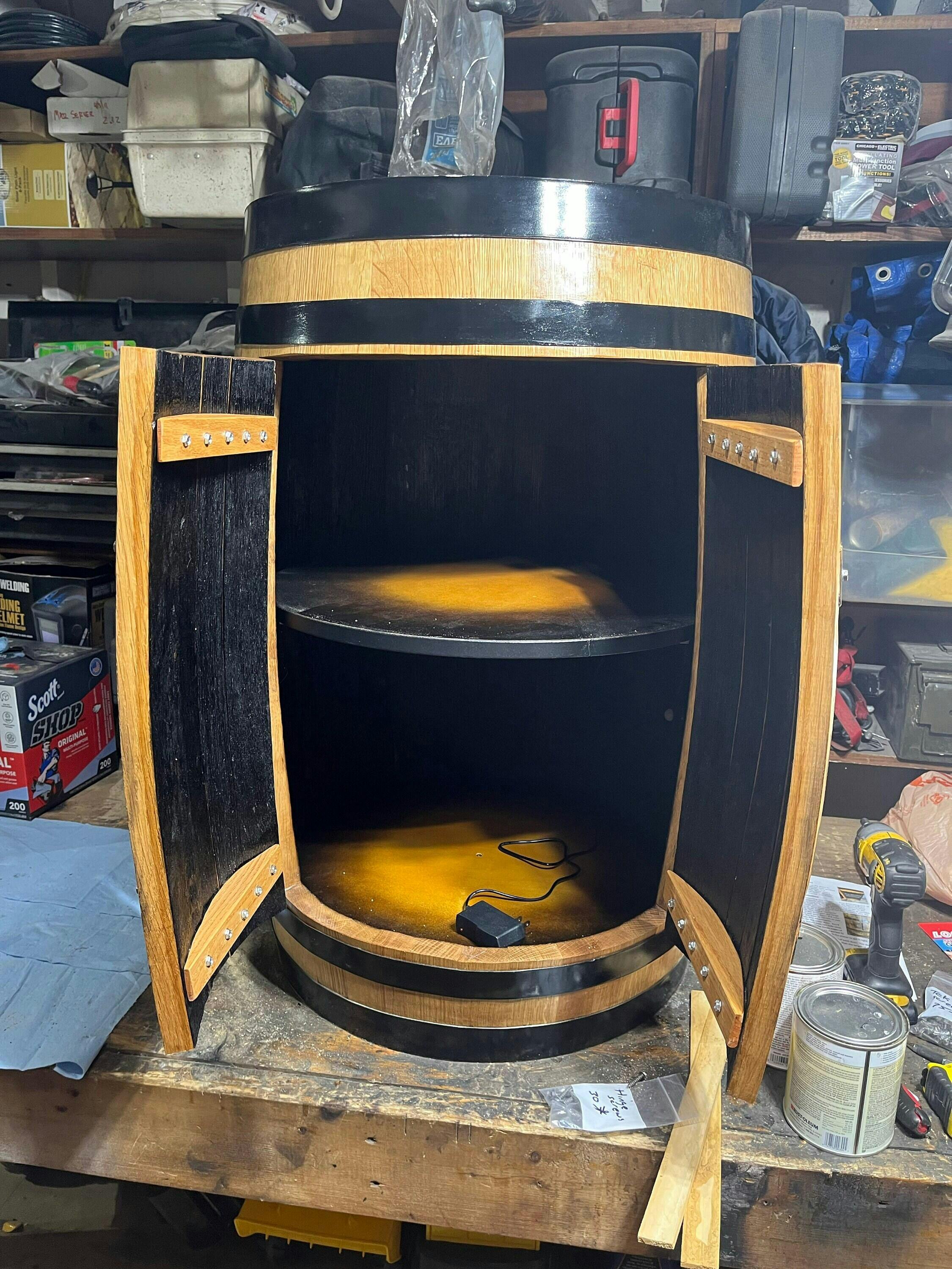 Build your own whiskey barrel kit. Includes all specialty hard