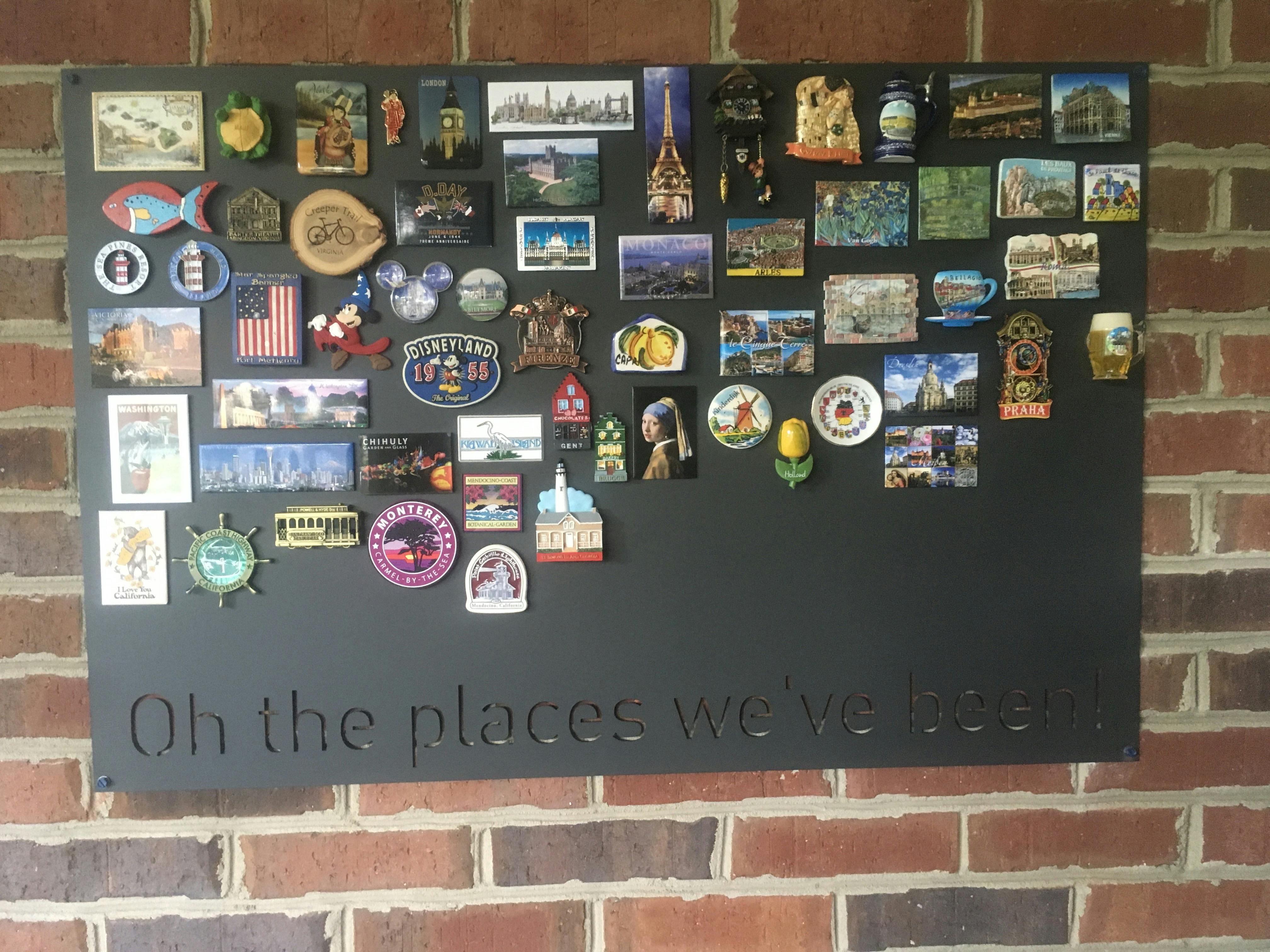 Large Horizontal Oh The Places We Ve Been Magnet Board Metal Magnet   1627321316  Image  Original 