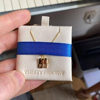 HOT SALE!! Zierliche Initial Halskette