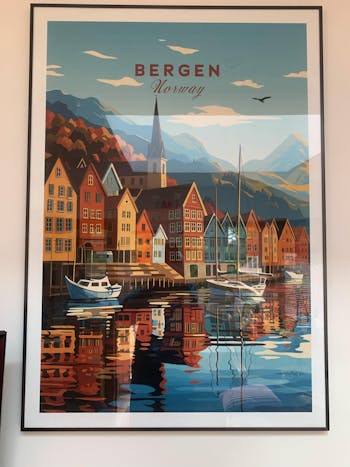 Bergen Norway Print
