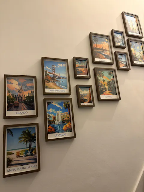 Anna Maria Island FL Palm Tree Poster