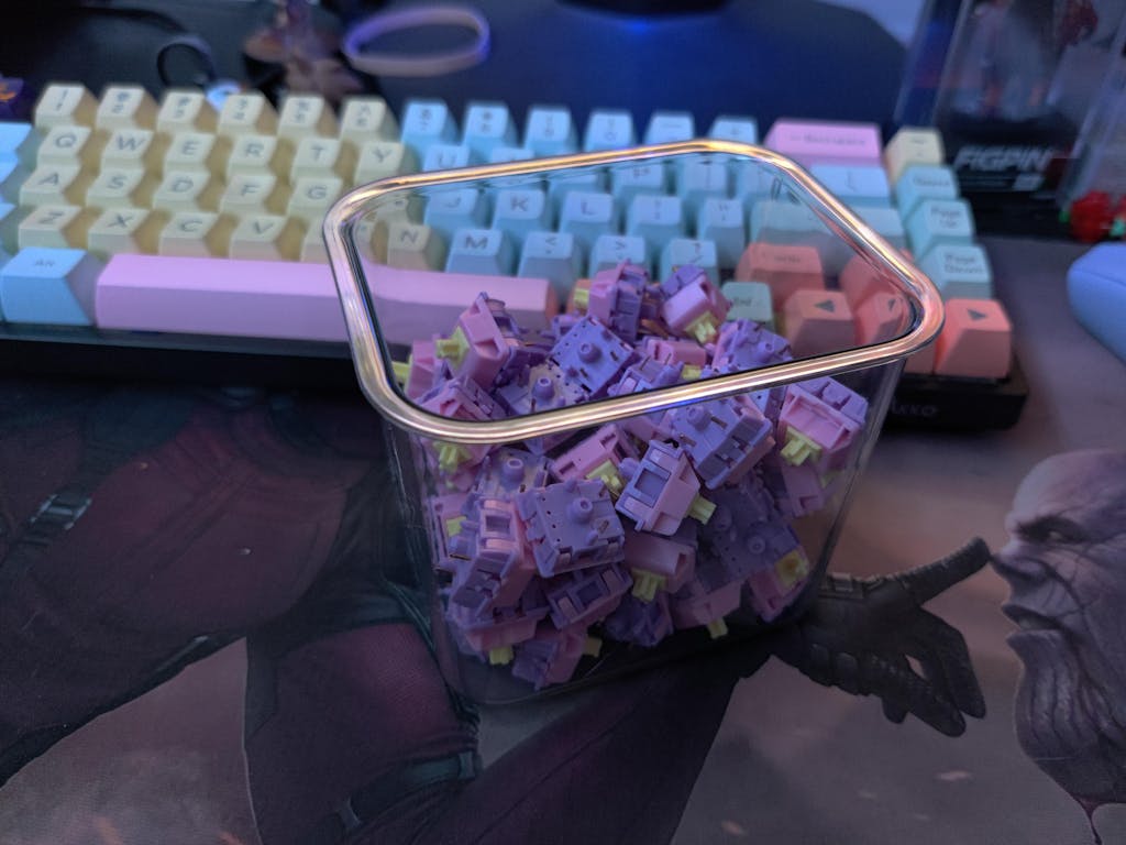 C³ EQUALZ X TKC Banana Split Macho Linear Switches Thock King