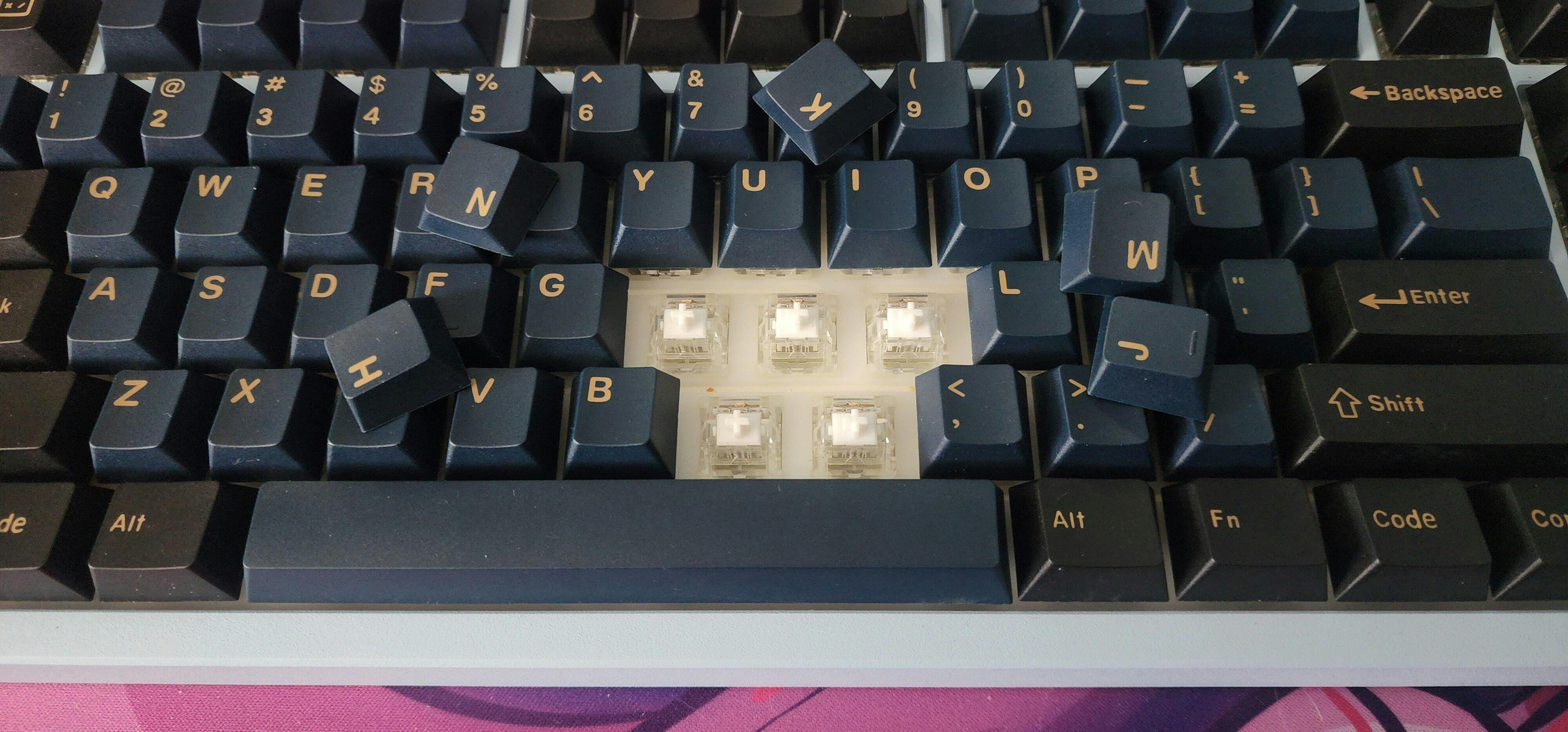 KTT Kang White V3 Linear Switches – Thock King