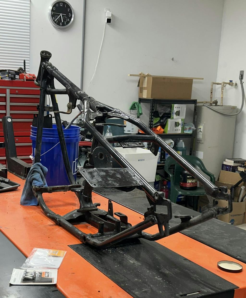 Panhead / Shovelhead WeldOn Hardtail With Cast Axle Plates — Throttle