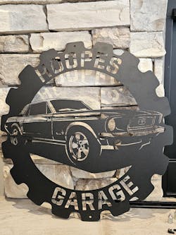 Custom Cog Personalized Metal Wall Art