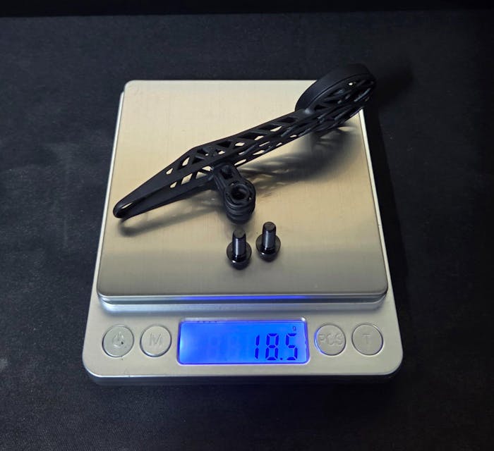 Darimo Nexum DRAG 3D Printed Titanium Computer Mount | Garmin Wahoo Bryton | Team Series