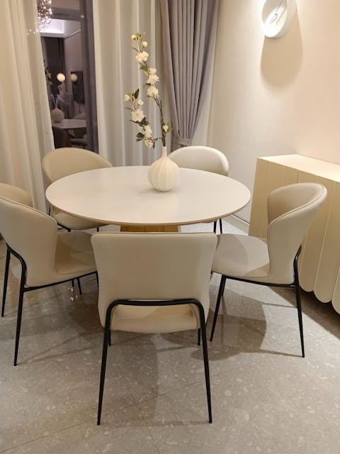 ダイニングテーブル 丸 円卓 セラミック テーブル 円形 カフェテーブル おしゃれ 高級感 モダン 北欧インテリア fjj-3593