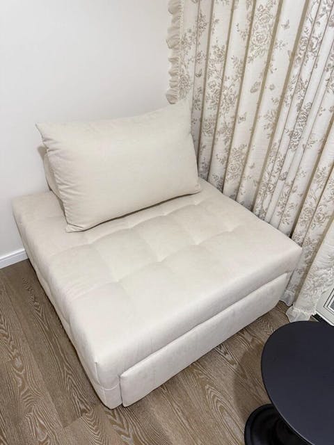 ソファベッド コンパクト ソファー 1人掛け 折りたたみ ベージュ ソファベッド ダブル カウチソファー おしゃれ 北欧 シンプル ソファ フロアチェア 簡易ベッド 可愛い かわいい 3WAY 多機能 一人暮らし 来客用ベッド hemw-5419