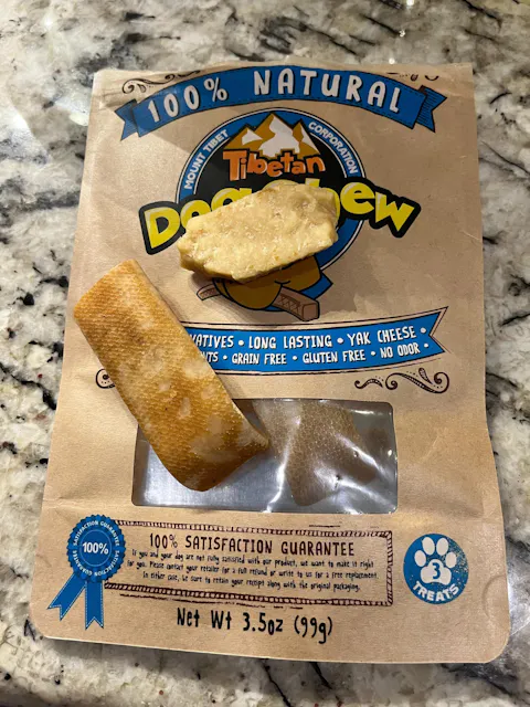 Premium Himalayan Small Yak Cheese Chew for dogs (under 15lbs)