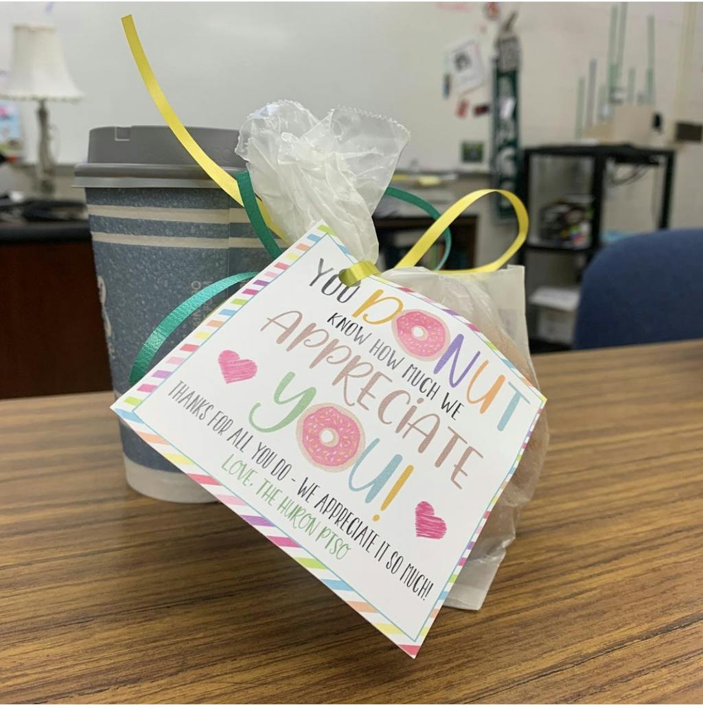 Donut Gift Tag, Employee Appreciation Week — TidyLady Printables