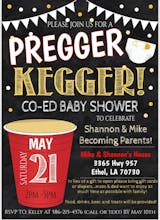 Pregger Kegger Invite | TidyLady Printables