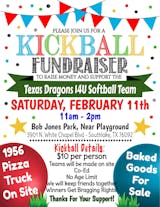 Kickball Fundraiser Flyer | TidyLady Printables