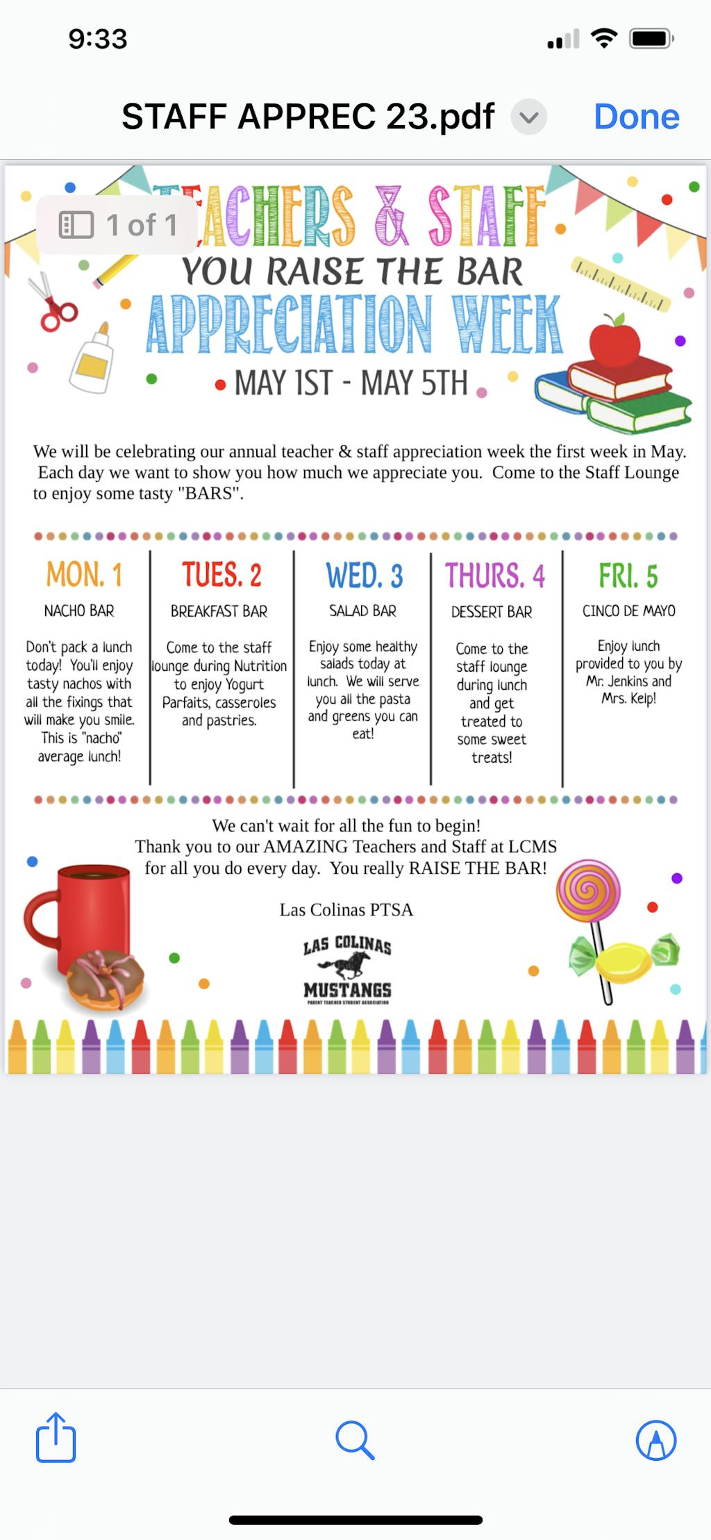 Raise The Bar Theme Teacher Appreciation Newsletter — Tidylady Printables