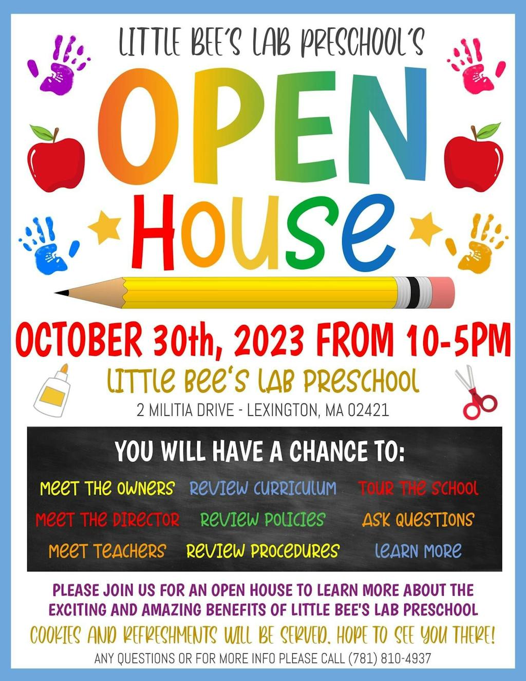 School Open House Flyer Template | Back to School Invitation — TidyLady ...