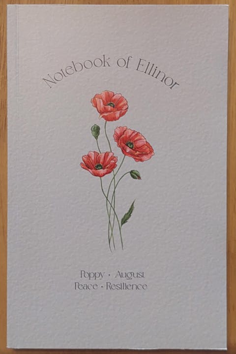 Personalized Notebook with Birth Flower