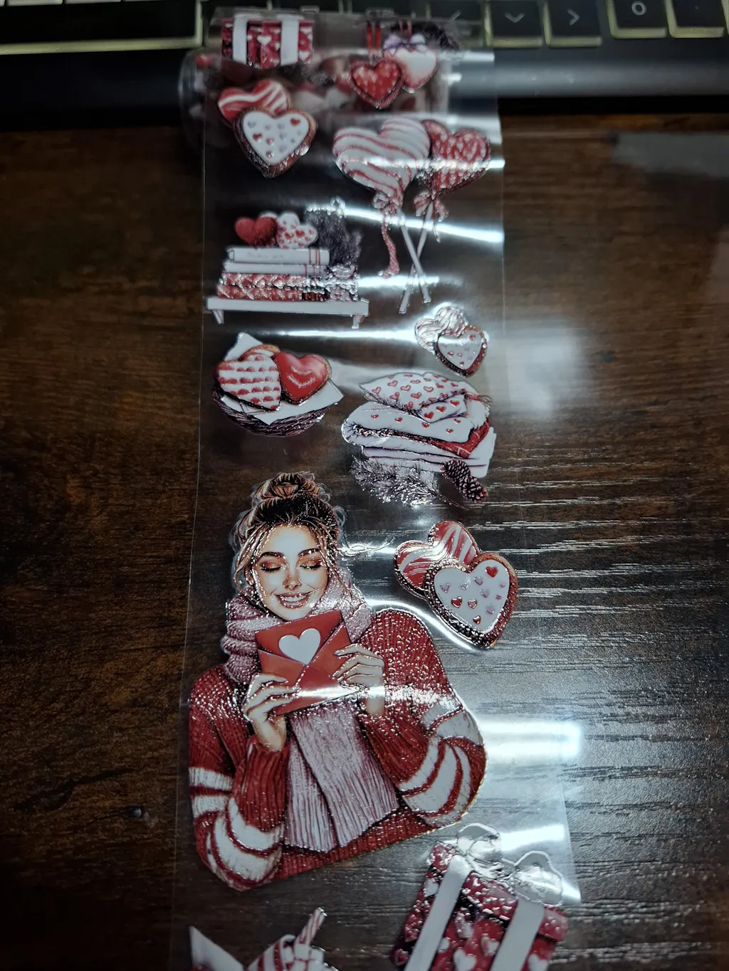 My DESIGN My PET TAPE journaling,  Scrapbooking, Crafts , Hand Arts loop 100cm x7cm , Cute Valentin