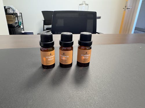 Traditions of Scent Pumpkin Spice Premium Fragrance Diffuser Oil Refills by Tinsel Traditions - Set of 3