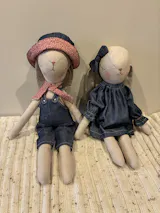 Joy Doll Dungarees and Hat Sewing Pattern