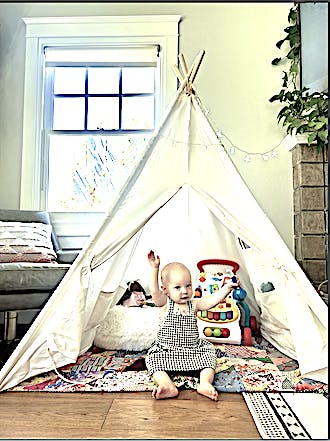 Tiny Land® Teepee for Kids with Mat | Tiny Land Official Store® | All ...