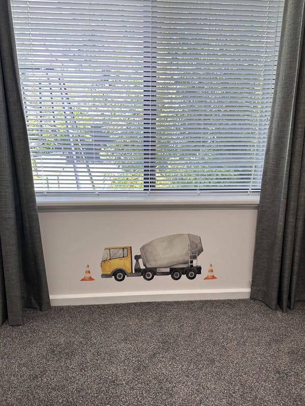 Construction Vehicle Wall Decals