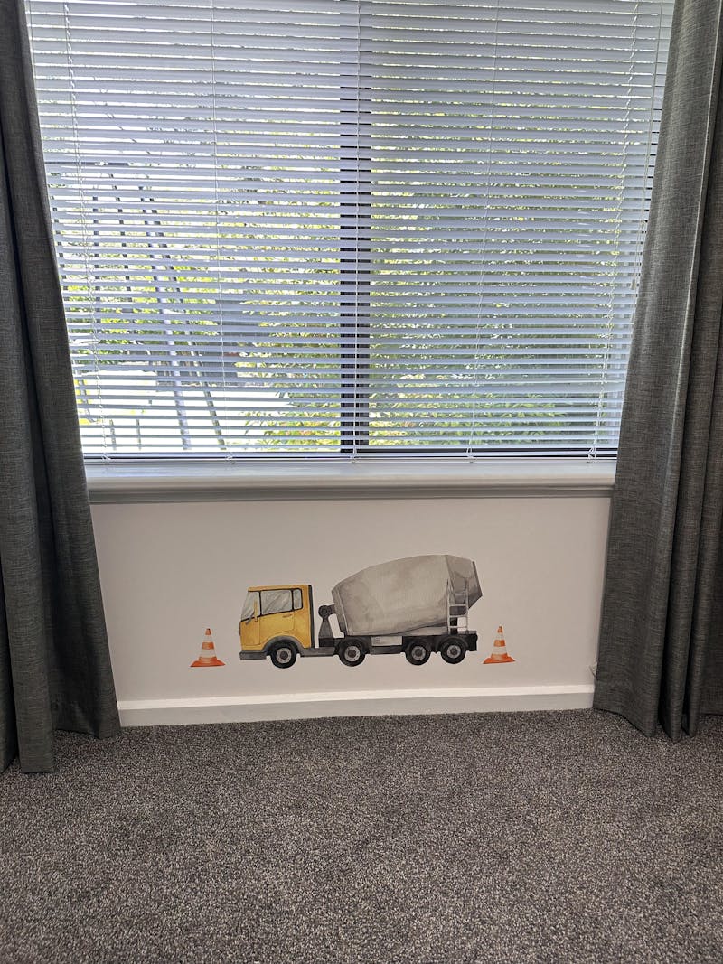 Construction Vehicle Wall Decals