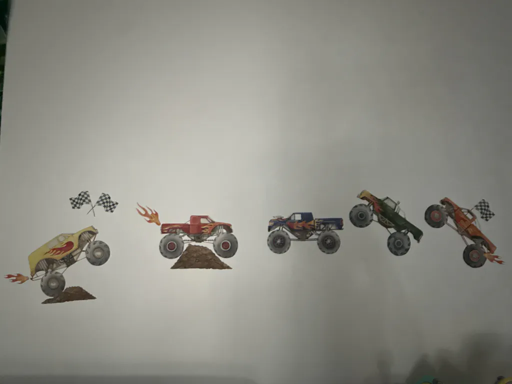 Monster Truck Wall Decals