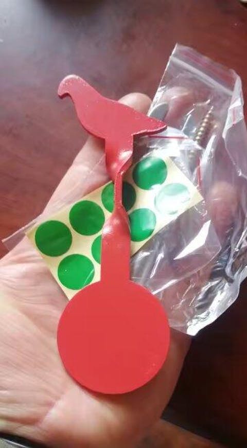 Objetivo Giratorio de Acero inoxidable 3MM para Tirachinas | Diana Metálica Bidireccional Súper Resistente para Práctica de Puntería