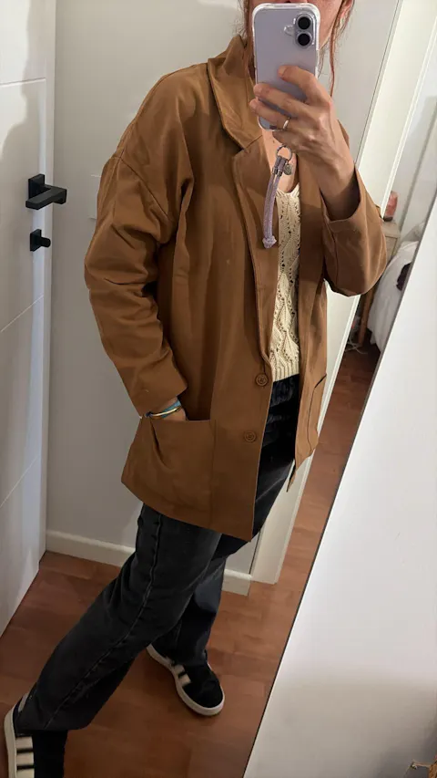 Brown long jacket