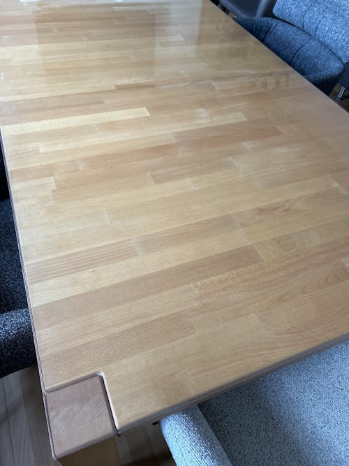 Tischfolie transparent 2,0mm – PVC Tischschutz-Folie optional mit 45° Schrägkante, wasserdicht & robust – Tischdecke gegen Kratzer und Flecken