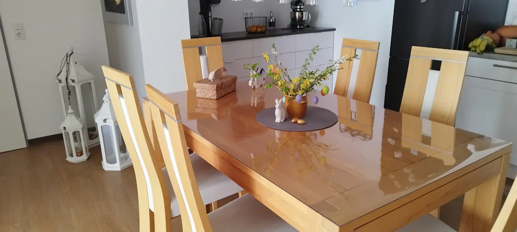 Tischfolie transparent 2,0mm – PVC Tischschutz-Folie optional mit 45° Schrägkante, wasserdicht & robust – Tischdecke gegen Kratzer und Flecken