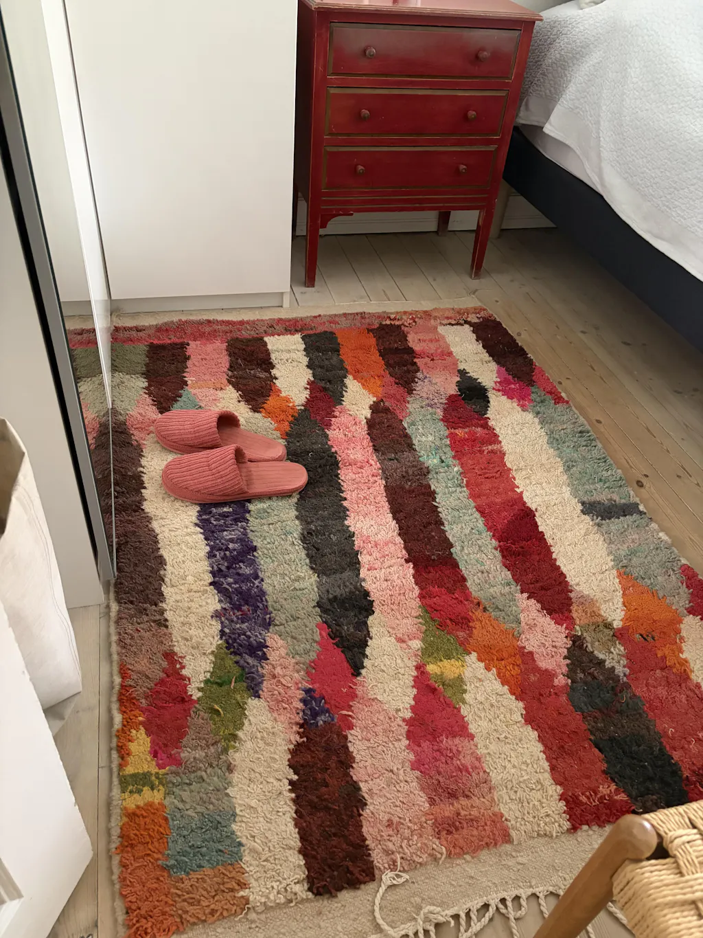 Tafsut | Handwoven Amazigh (Berber) Rug | Multicolour Abstract