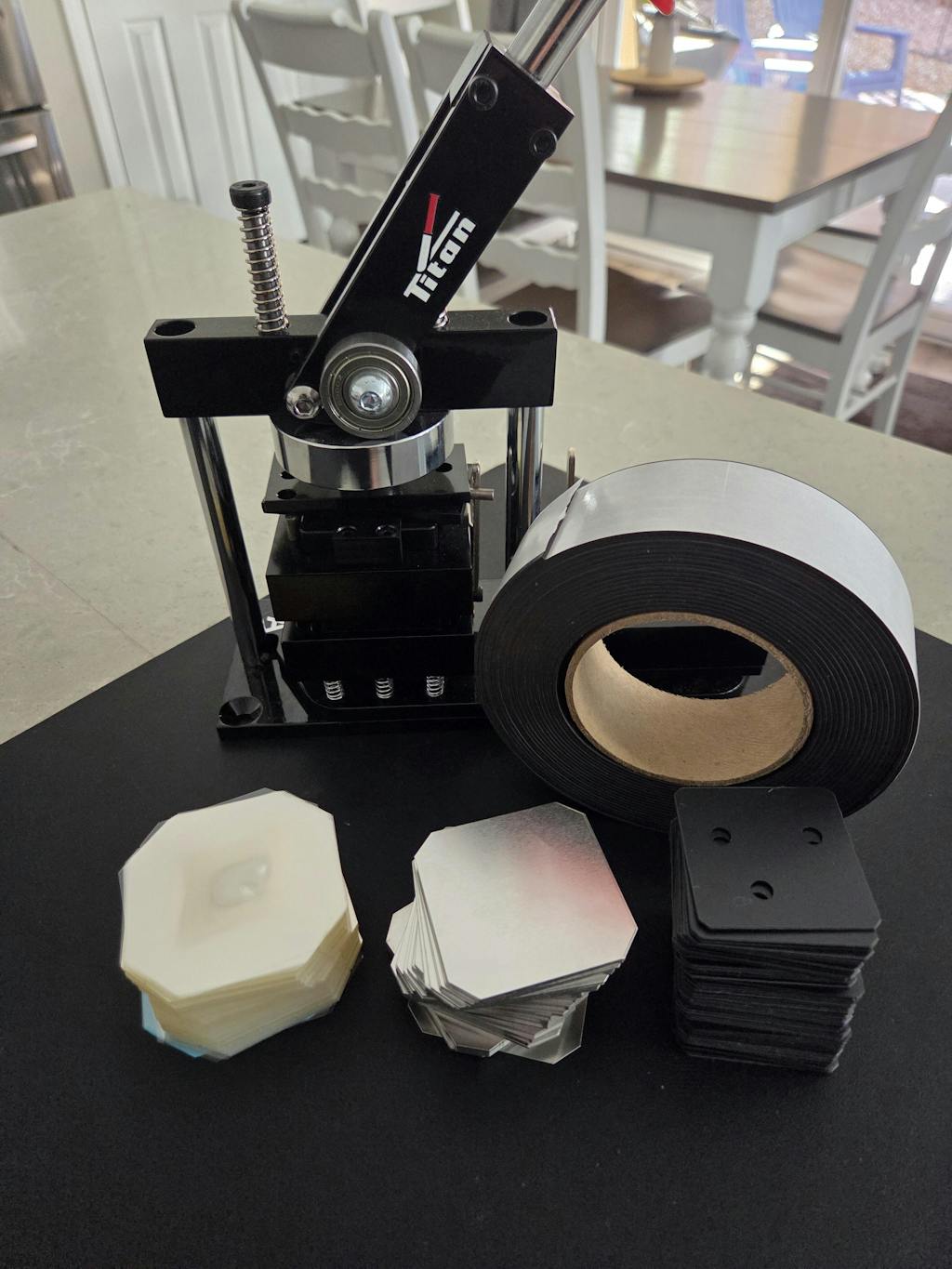 2 x 2" Square Supplies for 1000 buttons