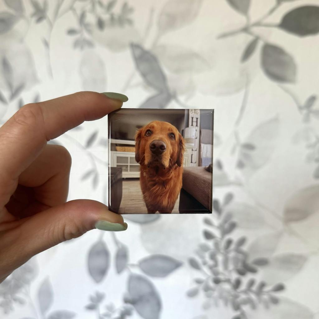 2 x 2" Square Magnet Press