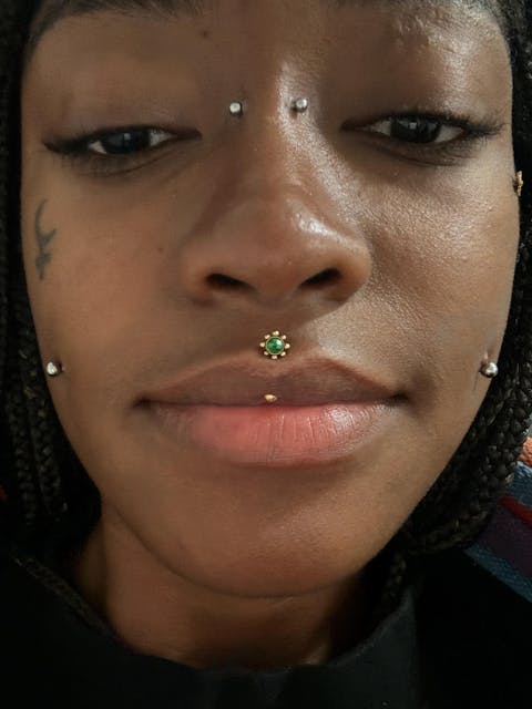 CZ Rook Piercing Surgical Steel