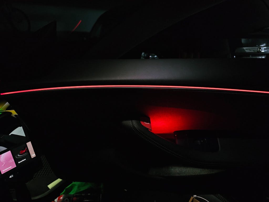 Model 3 Highland & Model Y Juniper Interior Door Handle Ambient Lights Upgrade