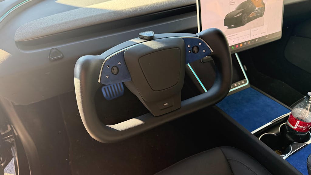 Model Y Juniper/3 Highland Yoke Steering Wheel 2.0 Steering Wheel Upgrade | Tlyard