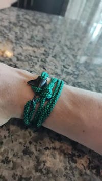 צמיד מלופף לגברים דגם דג מנטה