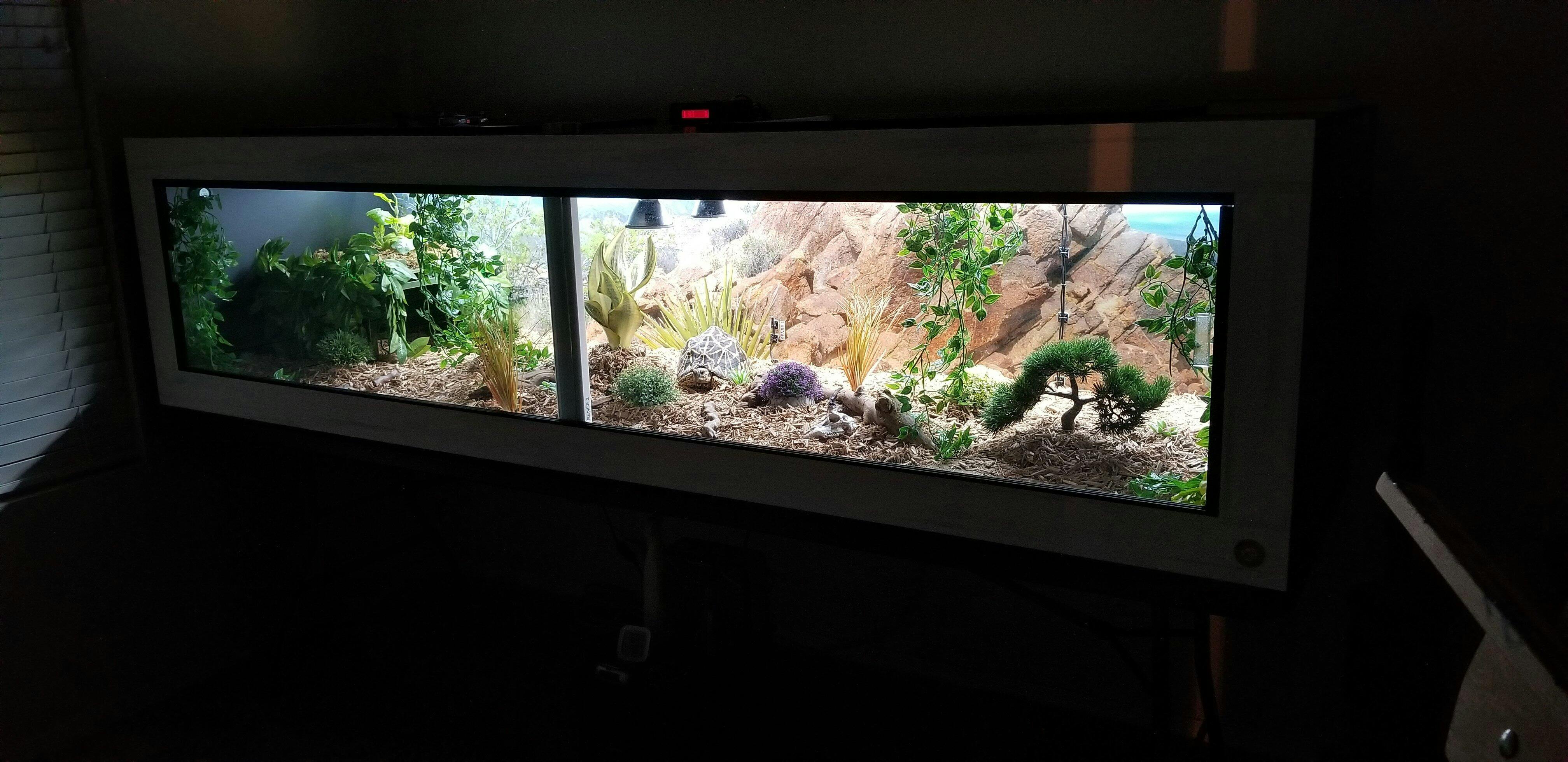 8'x2.5'x2' | Premium HDPE-PVC Reptile Enclosure | Large 8-Foot