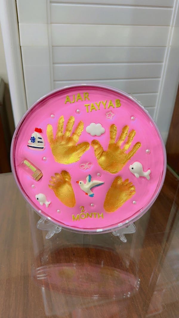 Baby DIY Handprint & Footprint Frame Kit