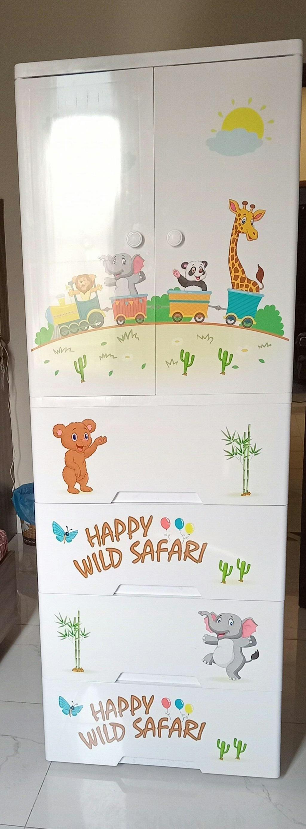 Safari Theme 7 Layer Wardrobe
